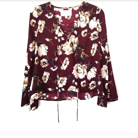 J.O.A Maroon Shirt - Picture 1 of 3